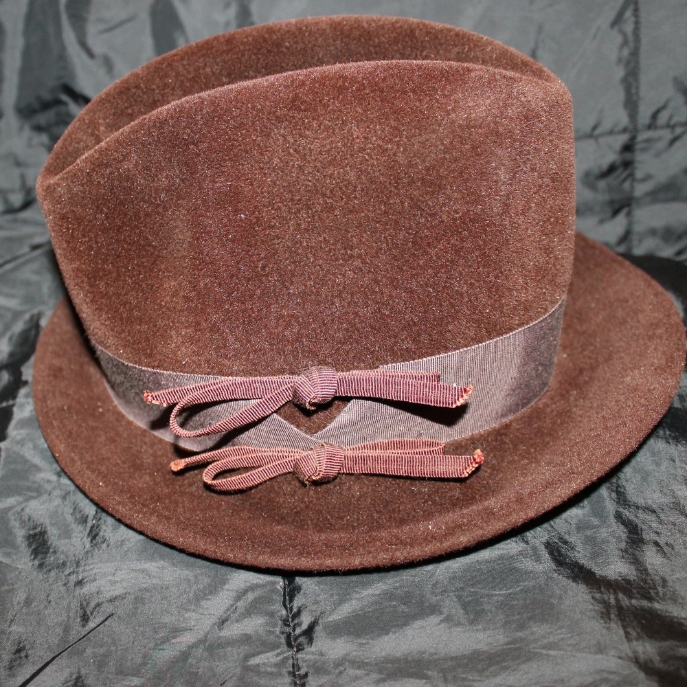 vintage women's bowler hat